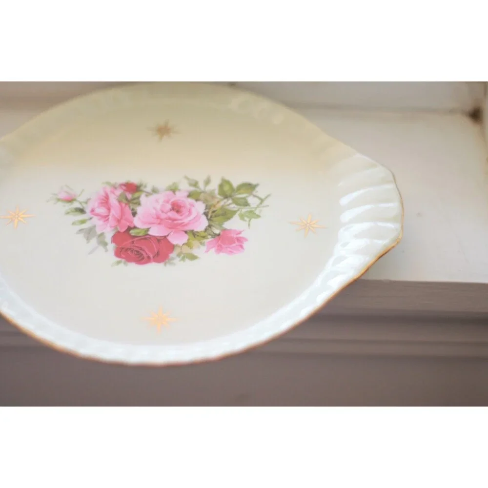 Miniature Tray Victorian Rose by Baum Brothers